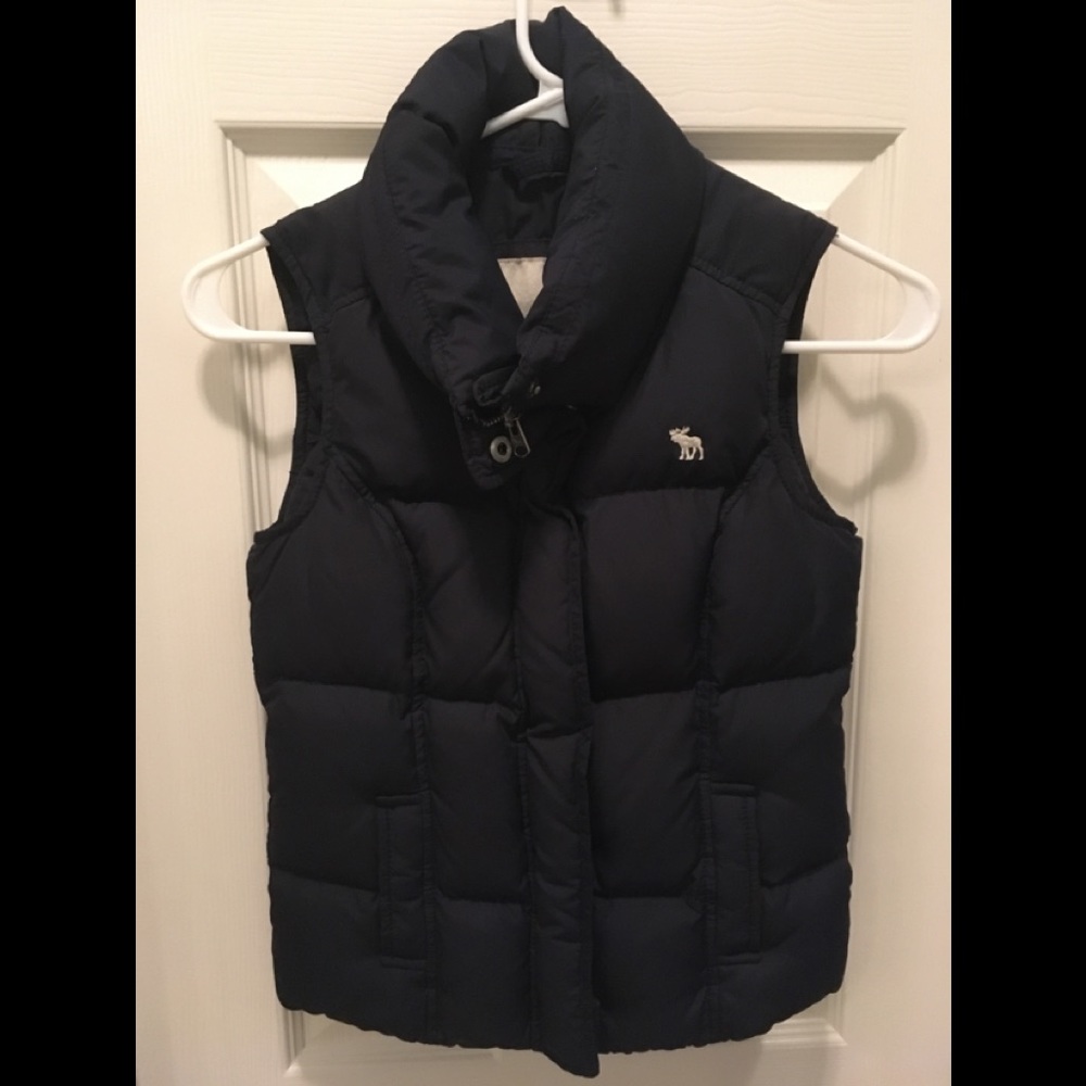 Dark Navy Abercrombie kids vest size small